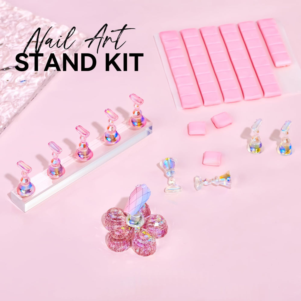 Makartt Nail Stand magnetic holder for precise nail art display and curing.