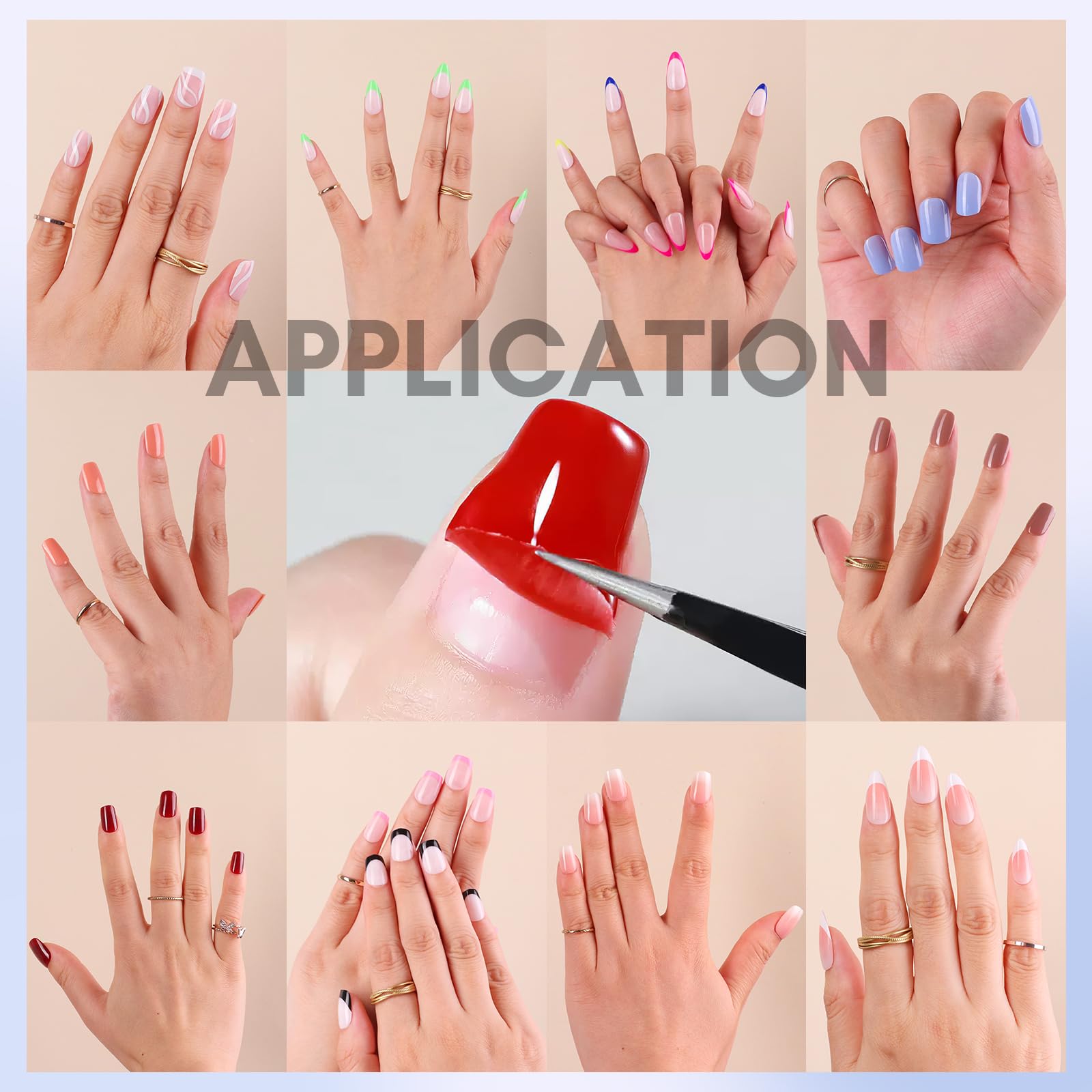 Peel-off removal without soaking with Makartt Base Coat