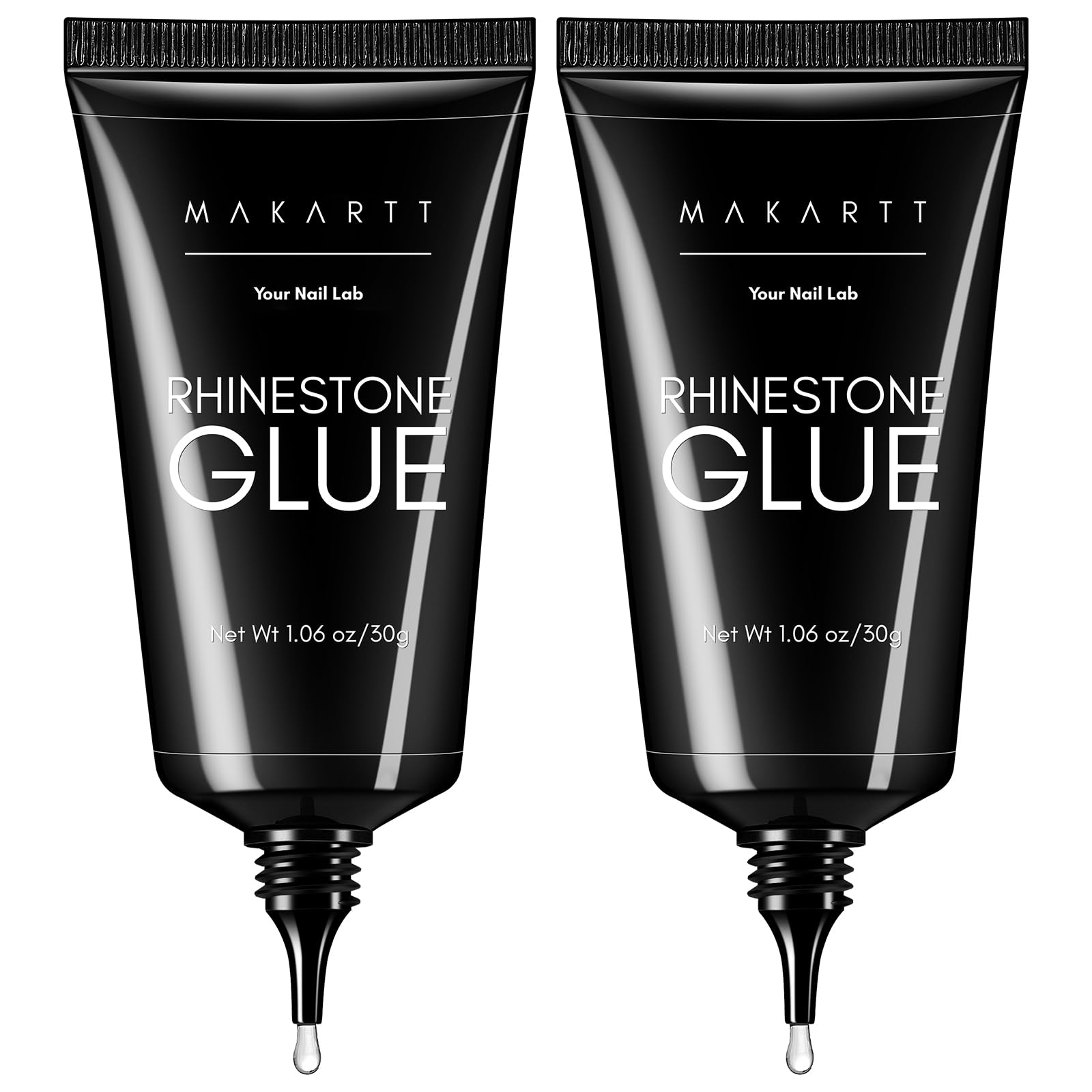 Makartt pegamento para uñas, botella de 60 ml, adherencia duradera para gemas.
