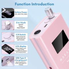 Makartt Perlarie kit includes six drill bits and six sanding bands.