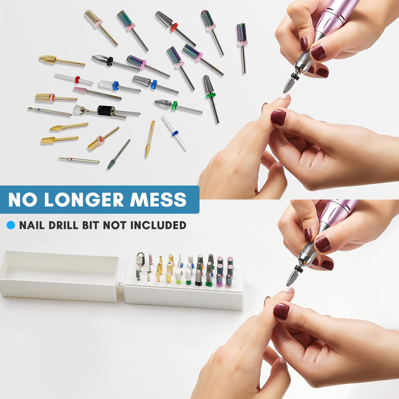 Makartt professional nail art tools displayer supports organized daily routine