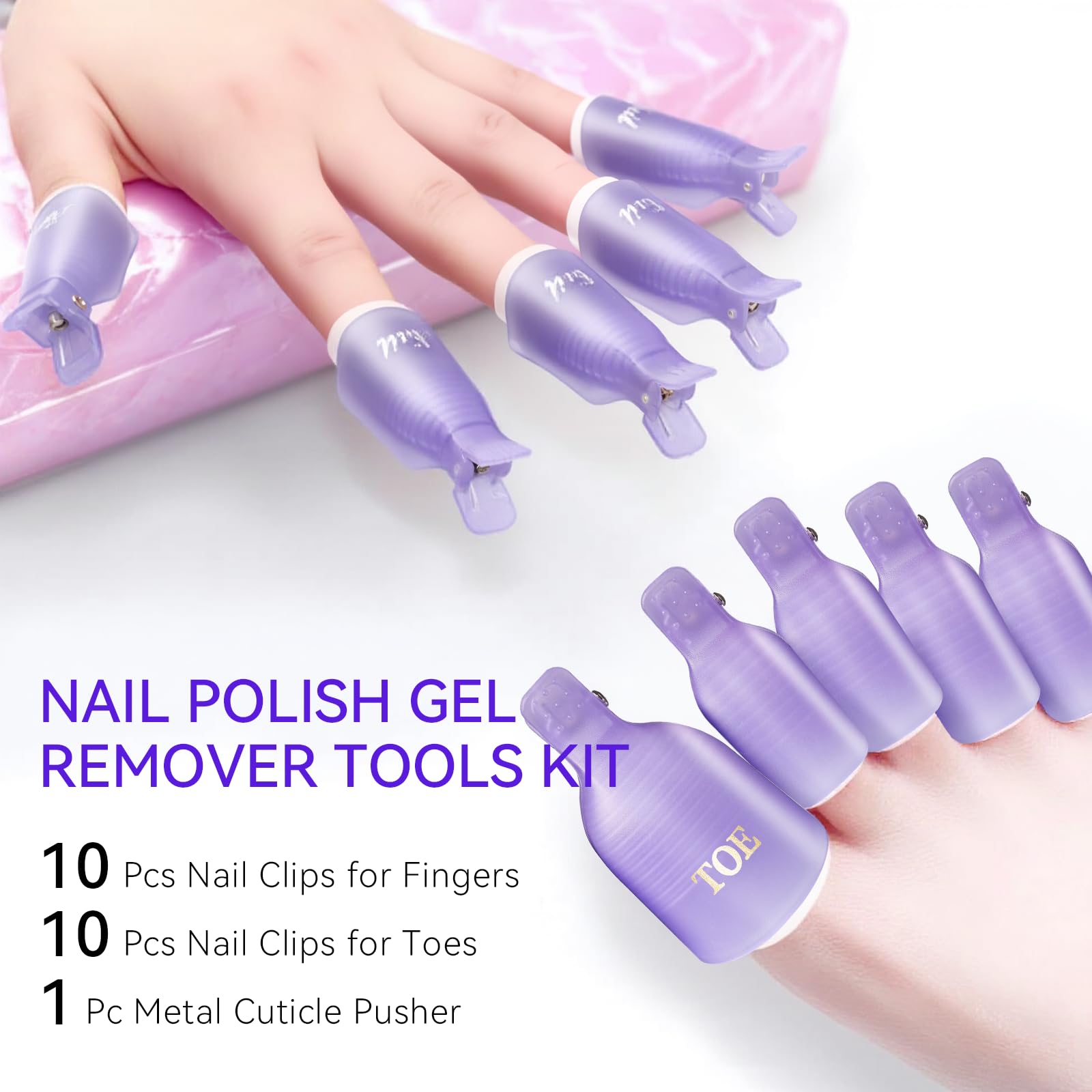 Makartt clips sin desorden para gel, limpieza rápida.