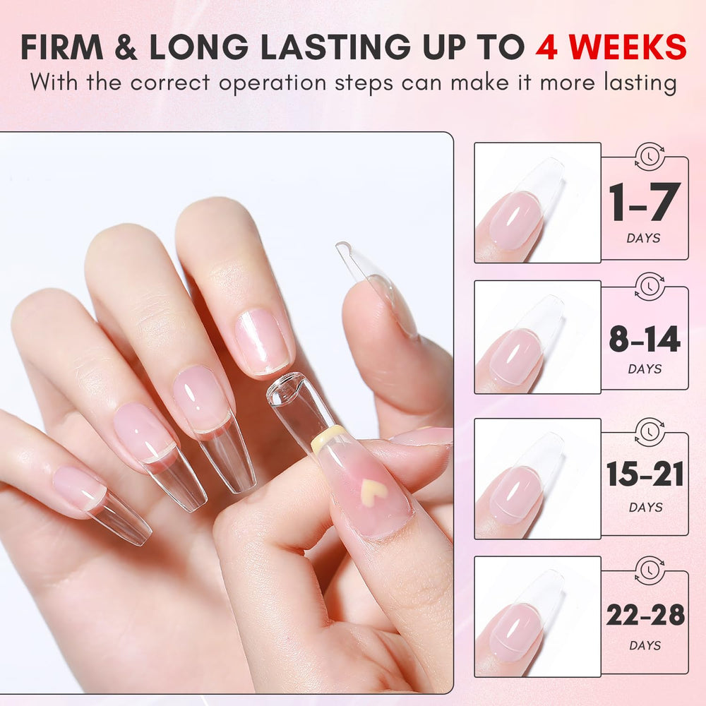 Makartt gel nail glue: rendimiento estable para uñas postizas seguras.