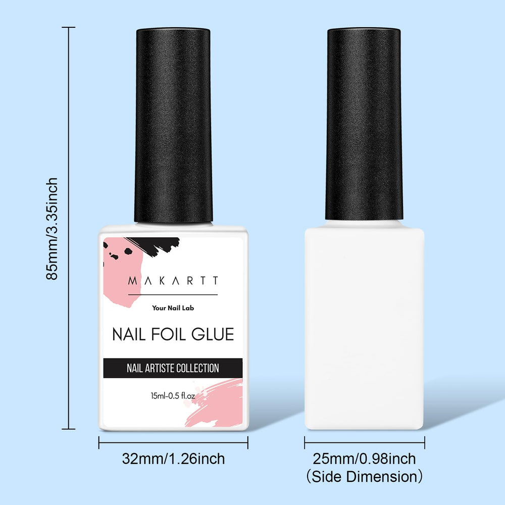 Makartt resina natural, pegamento para láminas decorativas de uñas.