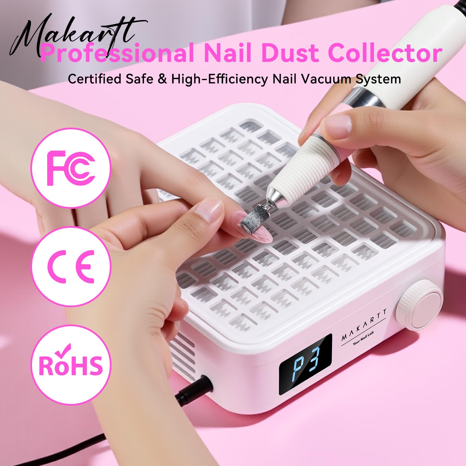 Makartt reusable filter with magnetic cover for quick maintenance