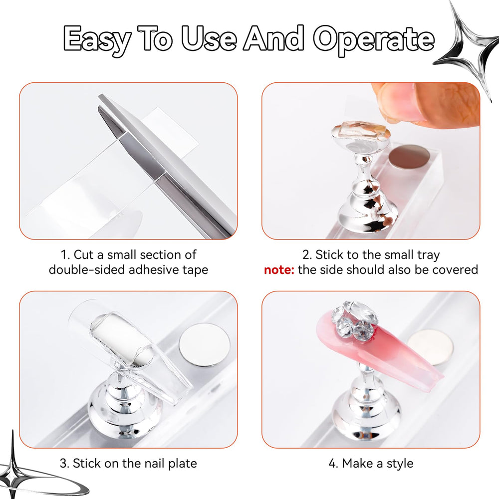 Makartt silver nail stand supports steady crafting sessions and quick setups.