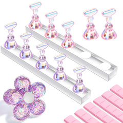 Makartt soporte magnético para uñas, estable y apto para pintar y exhibir diseños.