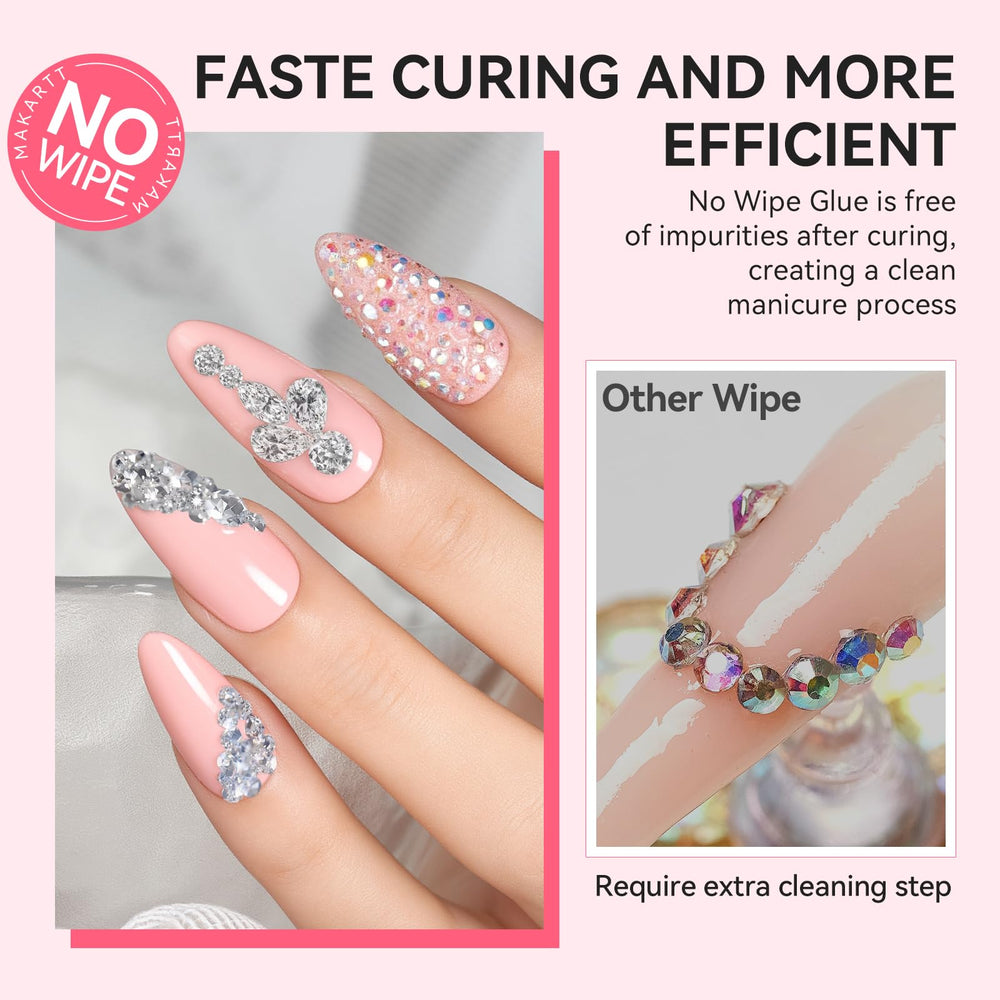 Makartt sujeción firme de gemas para un diseño duradero en uñas