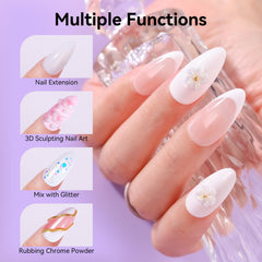 Gel adhesivo UV Makartt para tips acrílicos, fijación rápida