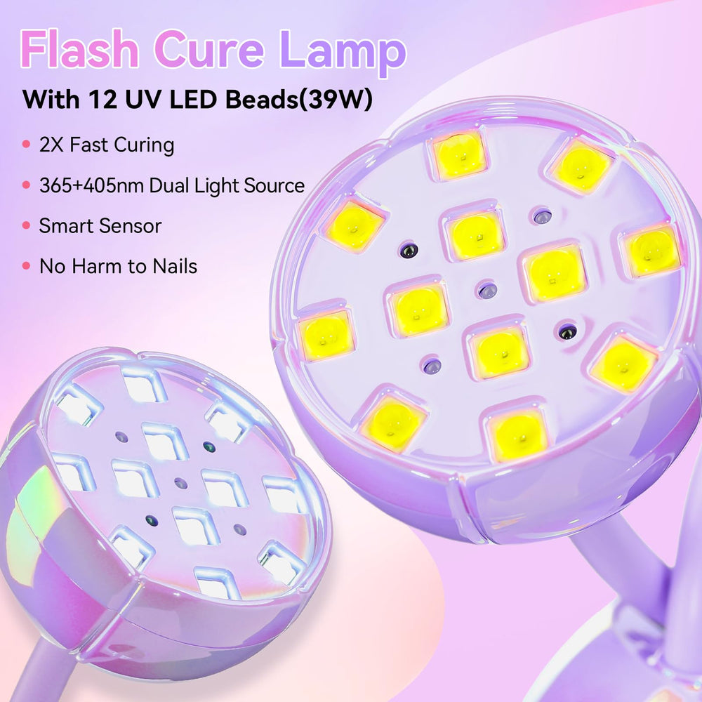 Makartt lamp with auto-sensor keeps curing hands-free and efficient.