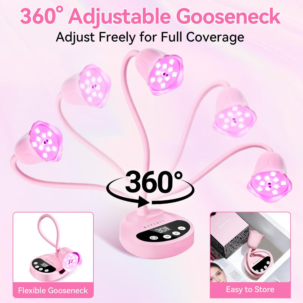 Makartt UV Nail Lamp with four timer settings for faster manicures.