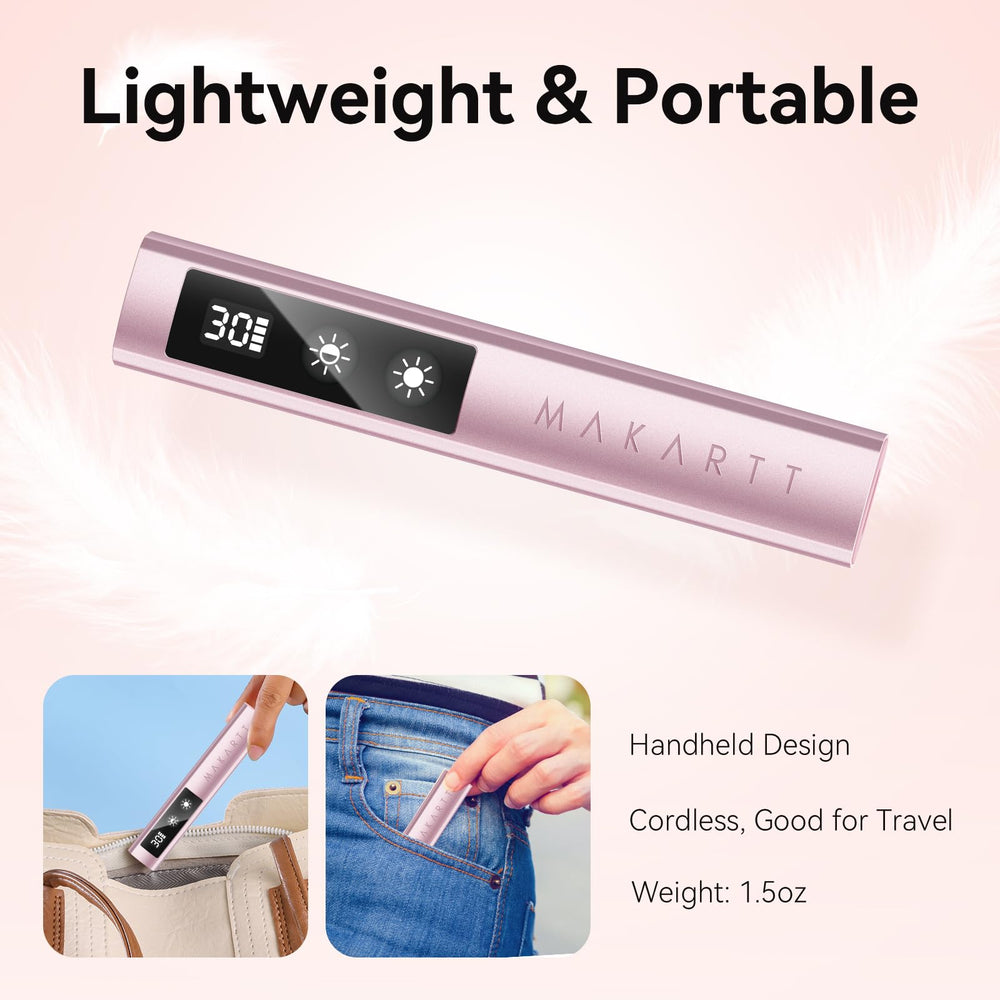 Makartt UV Nail Lamp offers 3 timer settings for different gel needs.