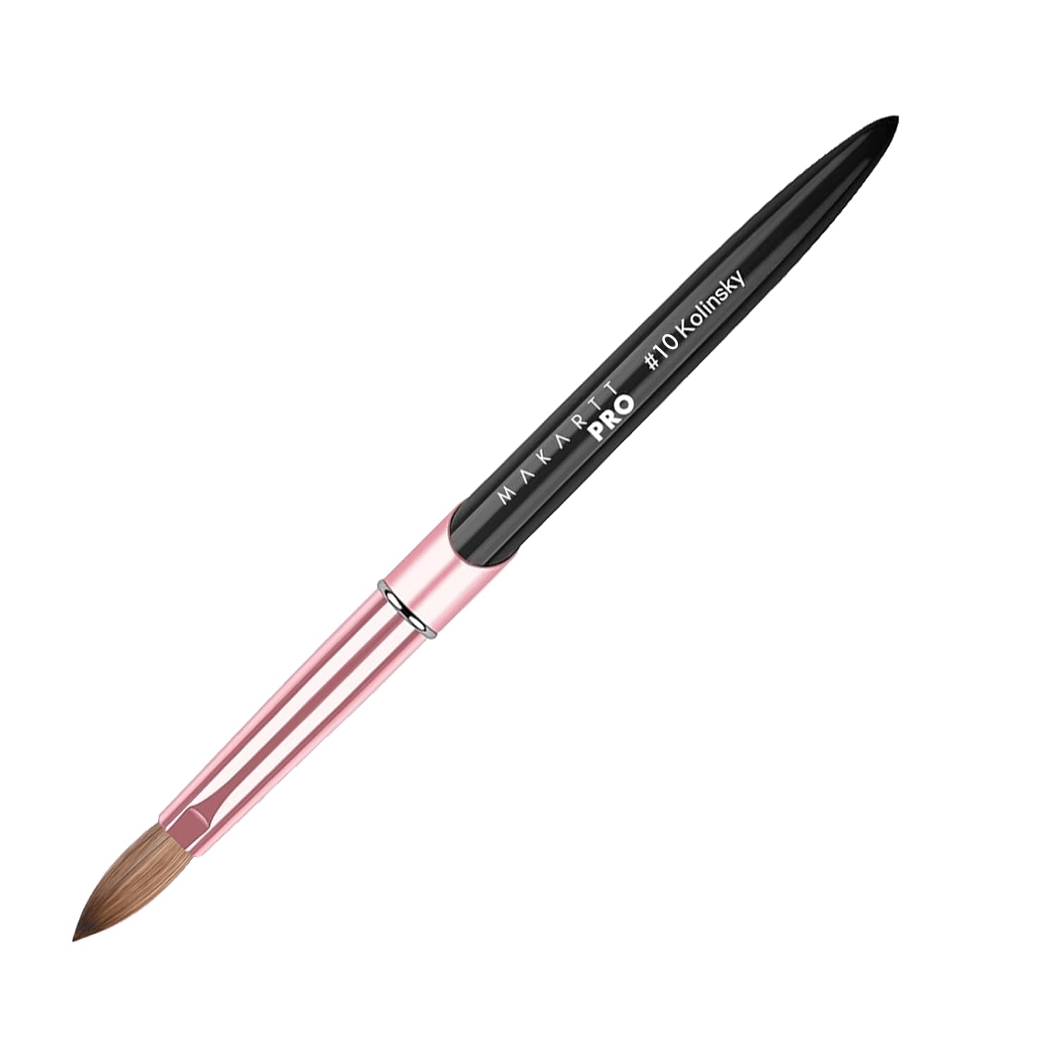 MakarttPro 100percent kolinsky hair detail highlights natural feel and consistent bead formation.