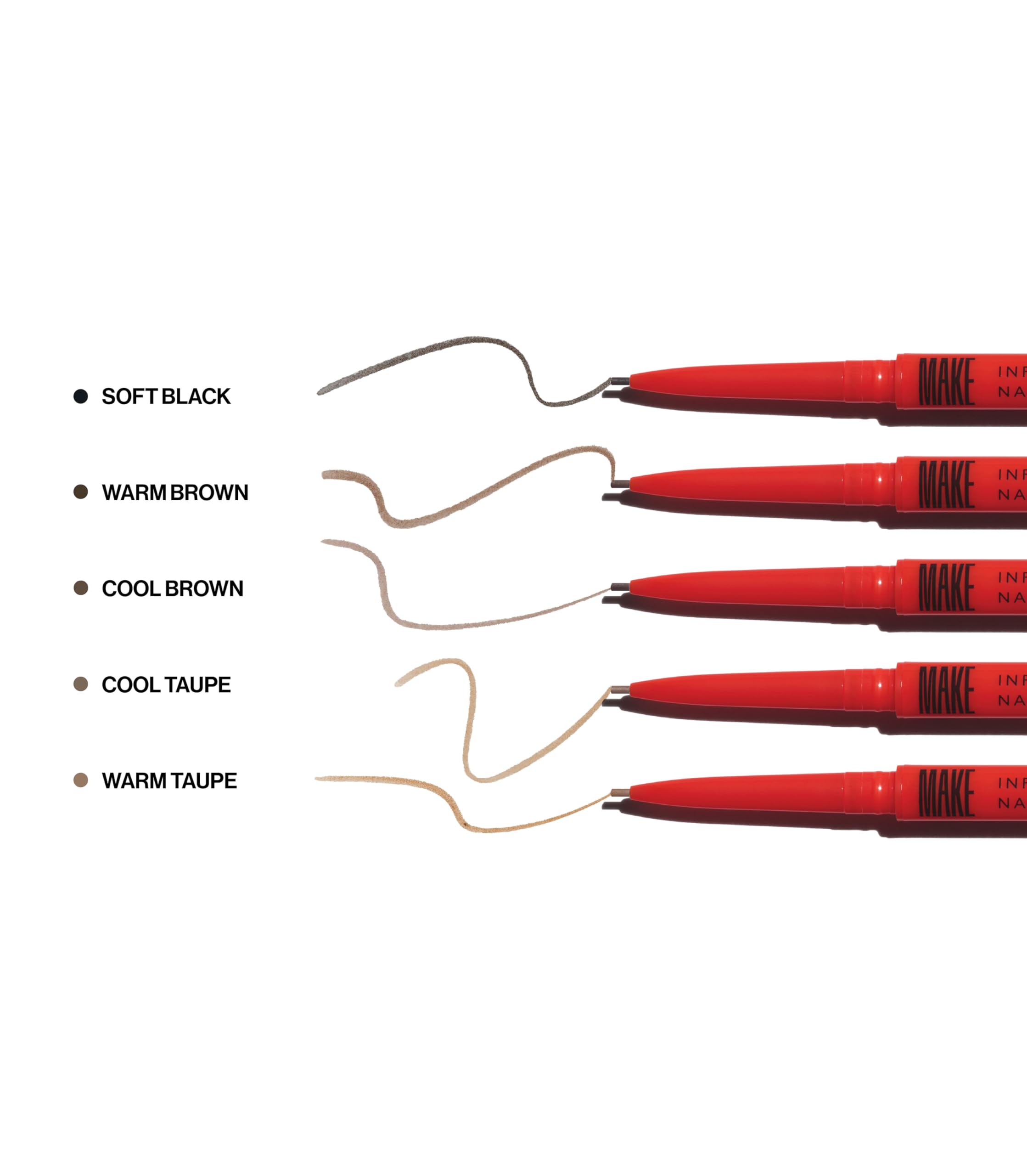 MAKE Beauty Nano Brow dibujo de pelo natural para cejas definidas.