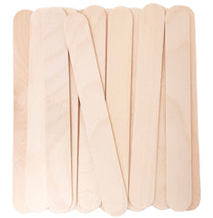 Makerstep 6-inch wooden wax sticks in a pack for smooth, precise waxing
