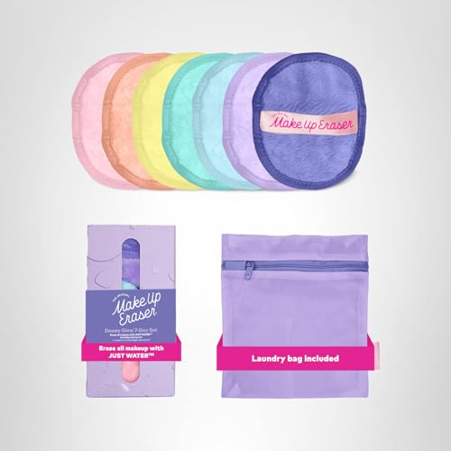 All-in-one seven-piece MakeUp Eraser set supports a dewy glow and clean skin.