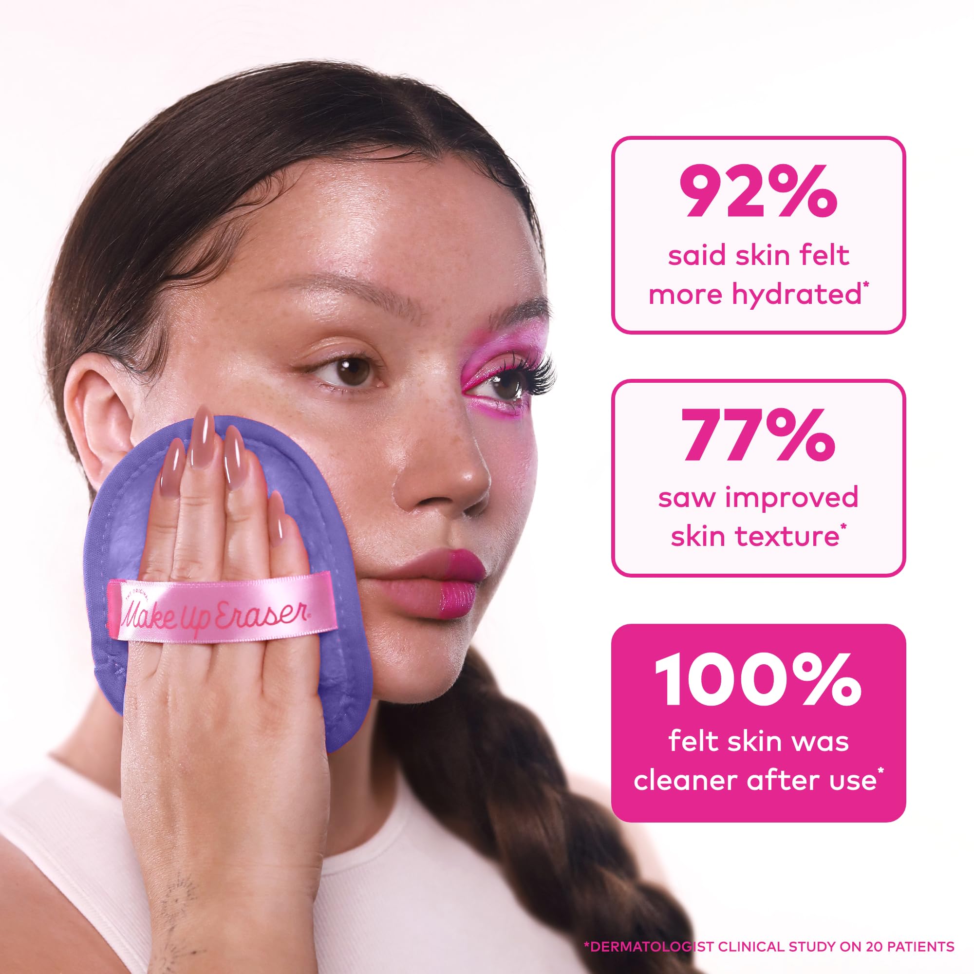 Eco-friendly MakeUp Eraser cloths reduce waste compared with disposable wipes.