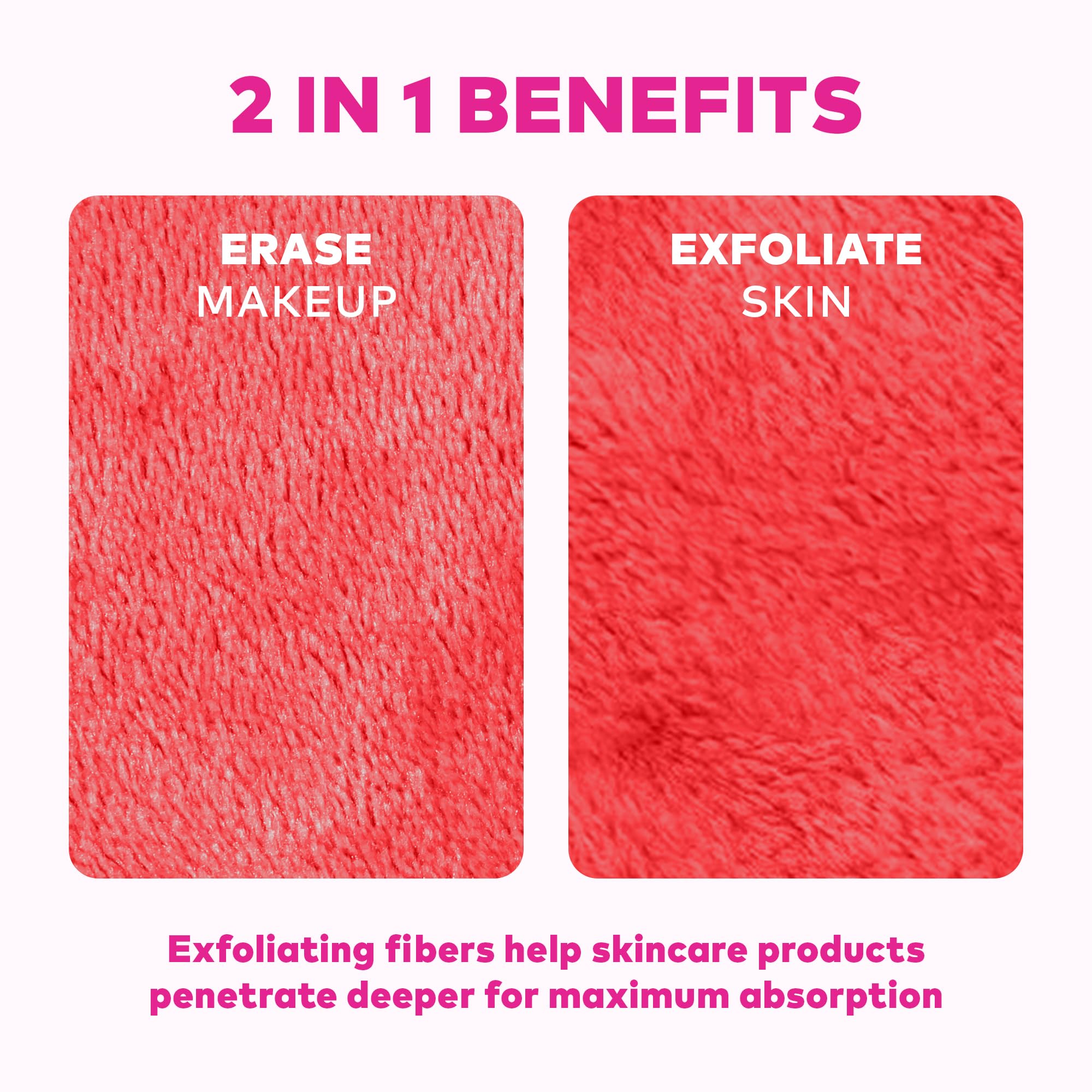 MakeUp Eraser Free from alcohol and fragrances for gentle use
