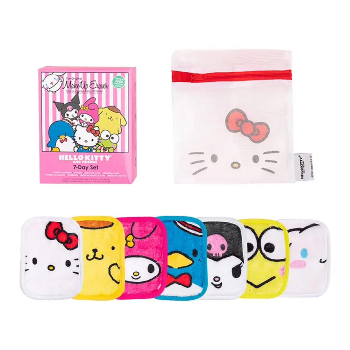 MakeUp Eraser Original kit Hello Kitty: empaque colorido para empezar la rutina sin desperdicio