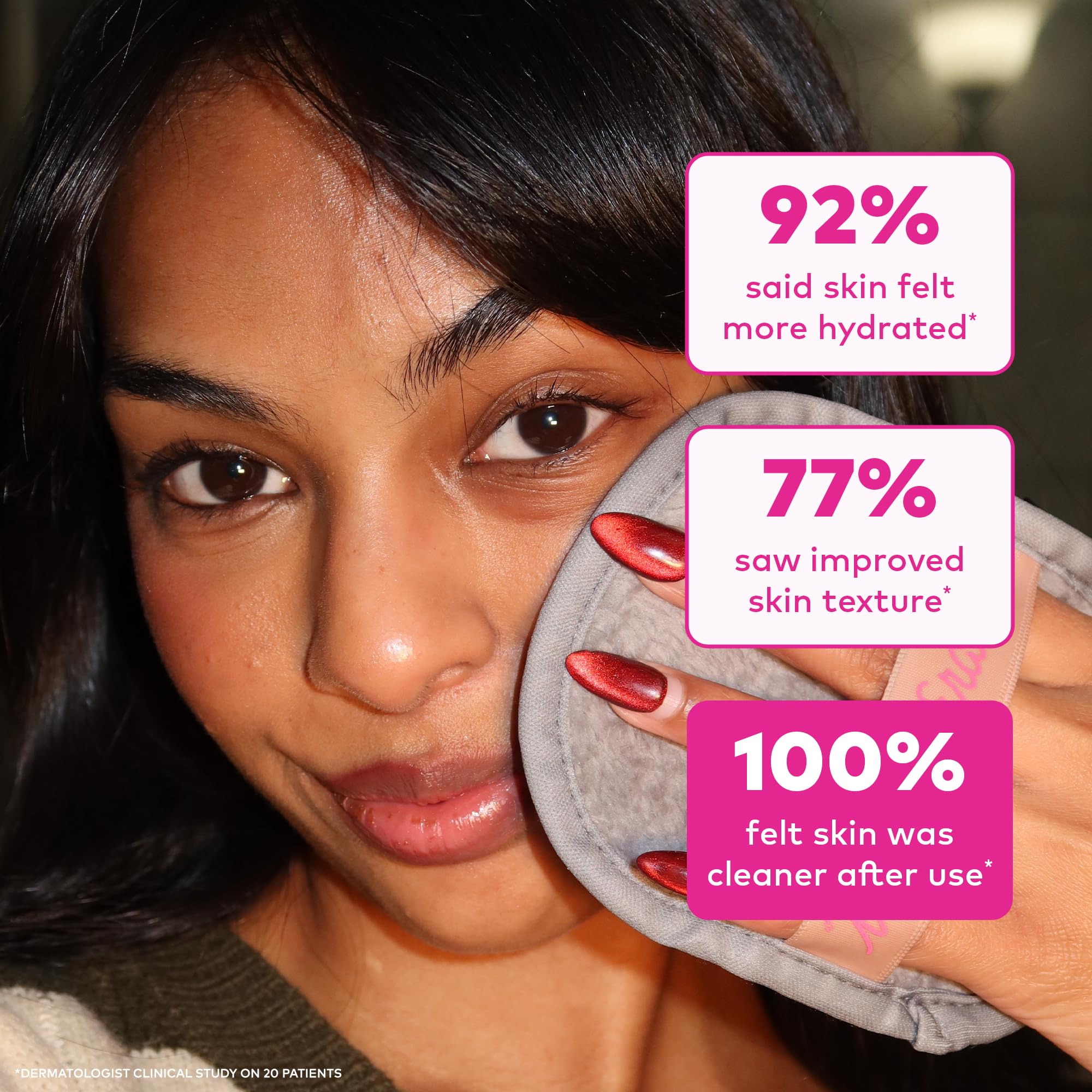 MakeUp Eraser Original set sunscreen removal—safe, residue-free cleansing without harsh chemicals.