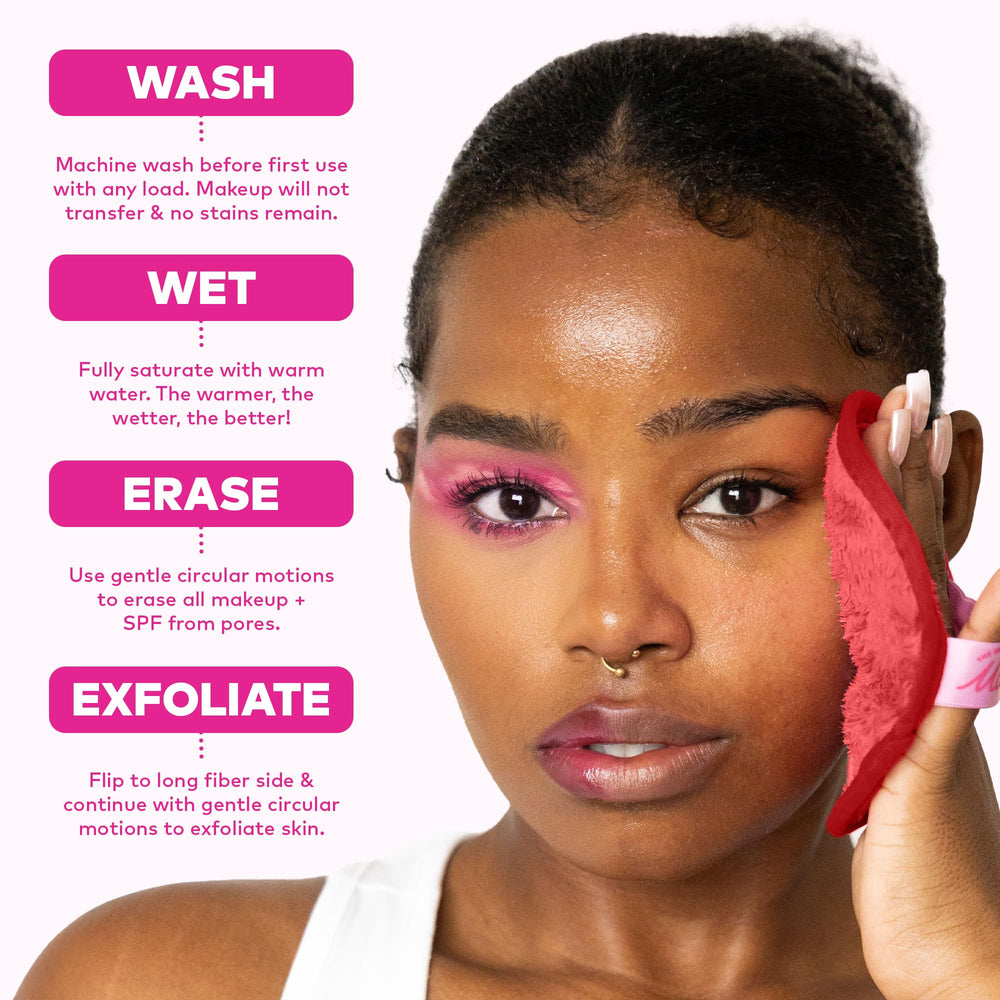 MakeUp Eraser 7-day cloths and laundry bag included