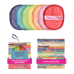 MakeUp Eraser Sunset Boulevard 7day set shown for eco-friendly makeup removal with water
