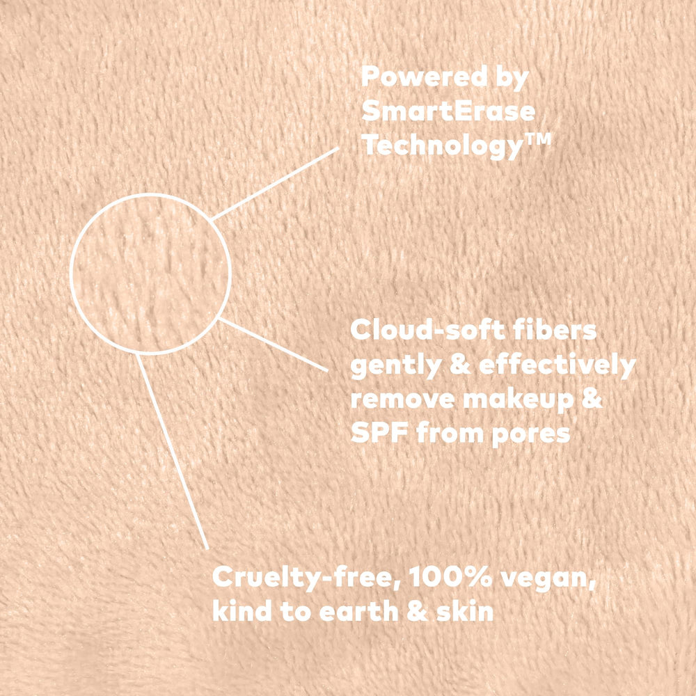 MakeUp Eraser ultra-soft microfiber close-up safe for sensitive skin.