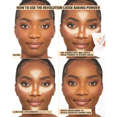 Makeup Revolution brocha para horneado ofrece aplicación precisa y larga duración