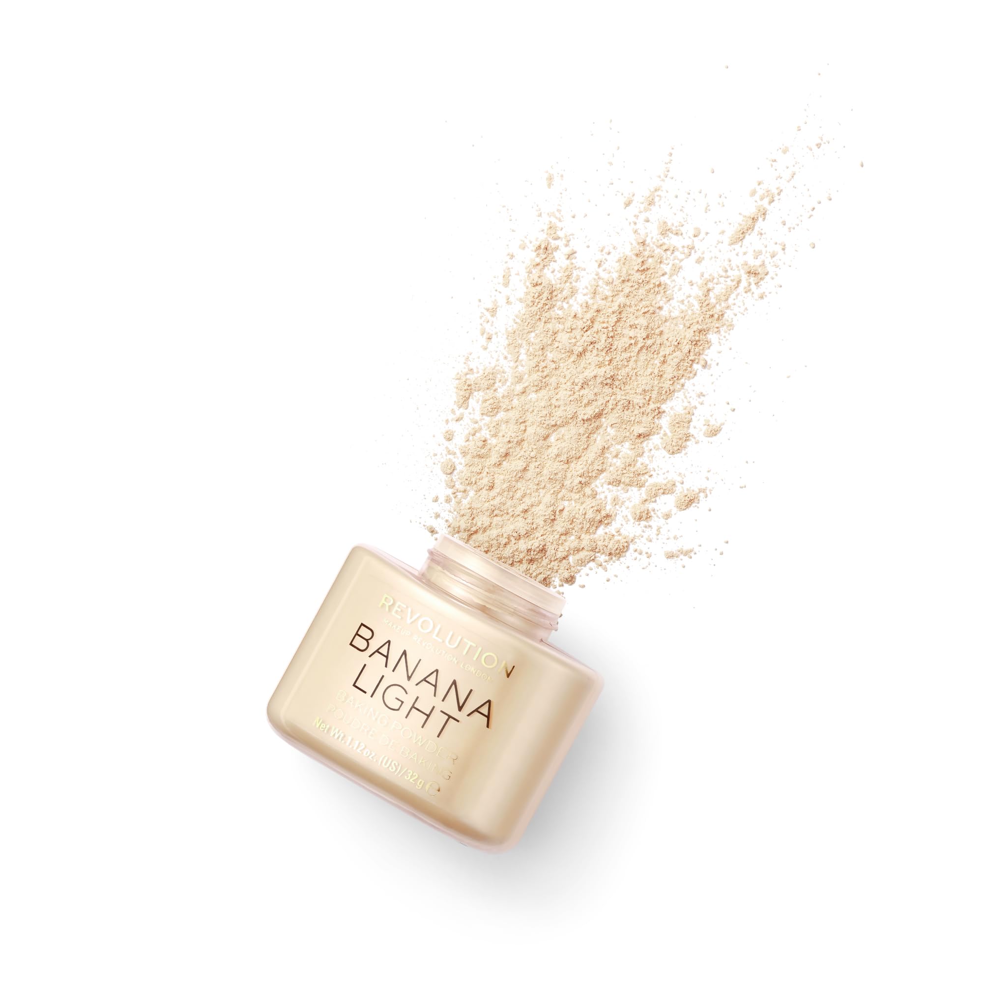 Polvo Makeup Revolution Banana Light para fijar contorno e iluminación