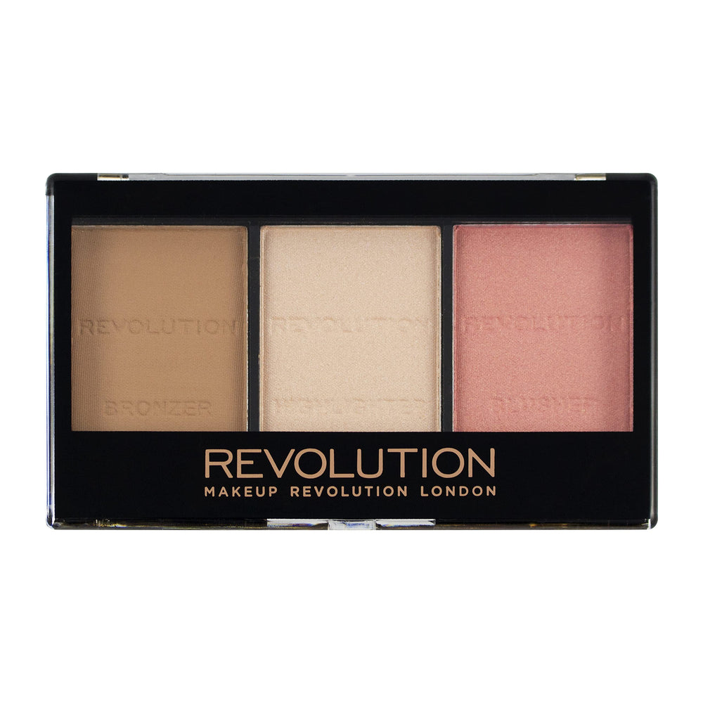 Kit Ultra Sculpt & Contour de Makeup Revolution, estuche compacto para retoques.