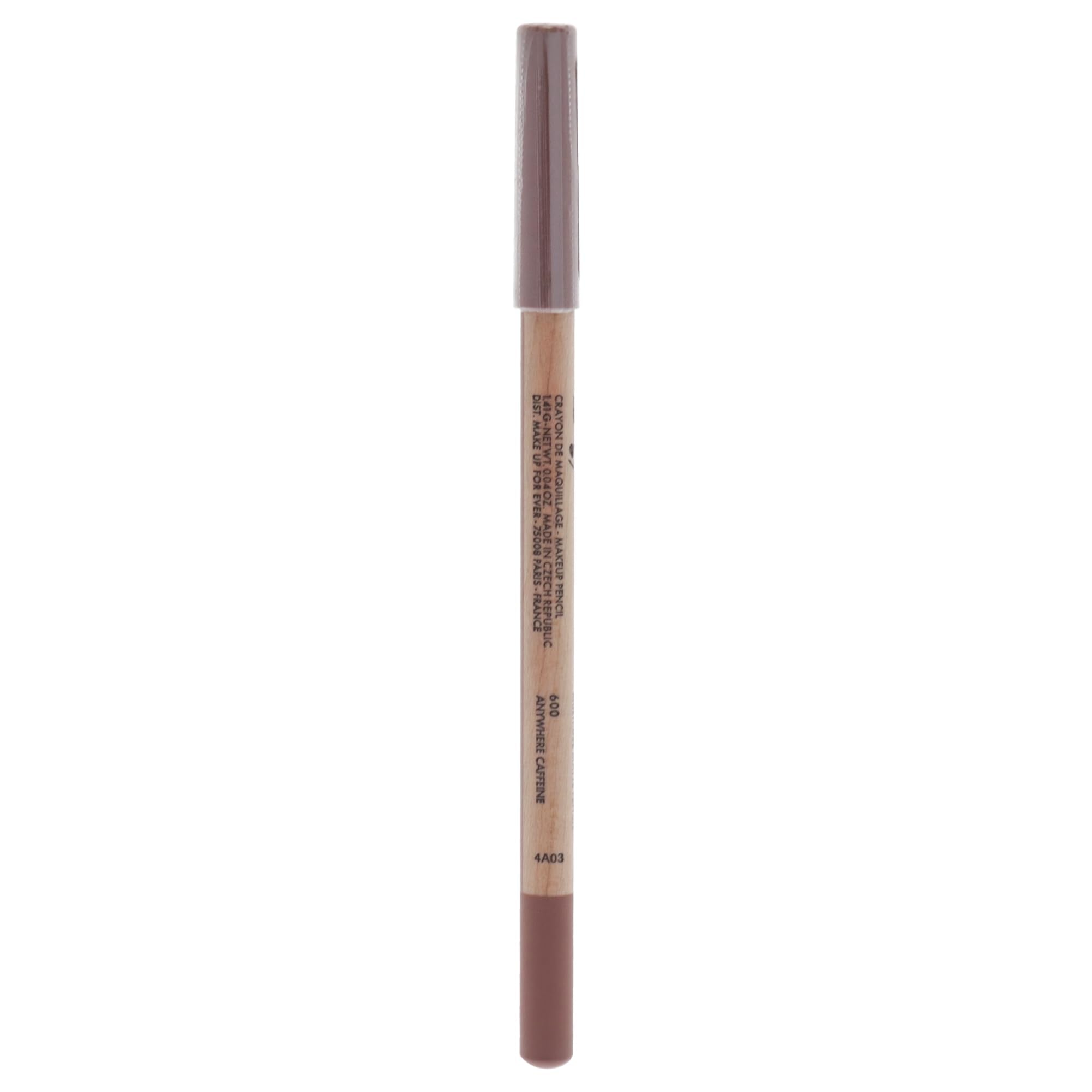 Make Up For Ever Artist Color Pencil 600 packaging closeup highlights sleek design and portability