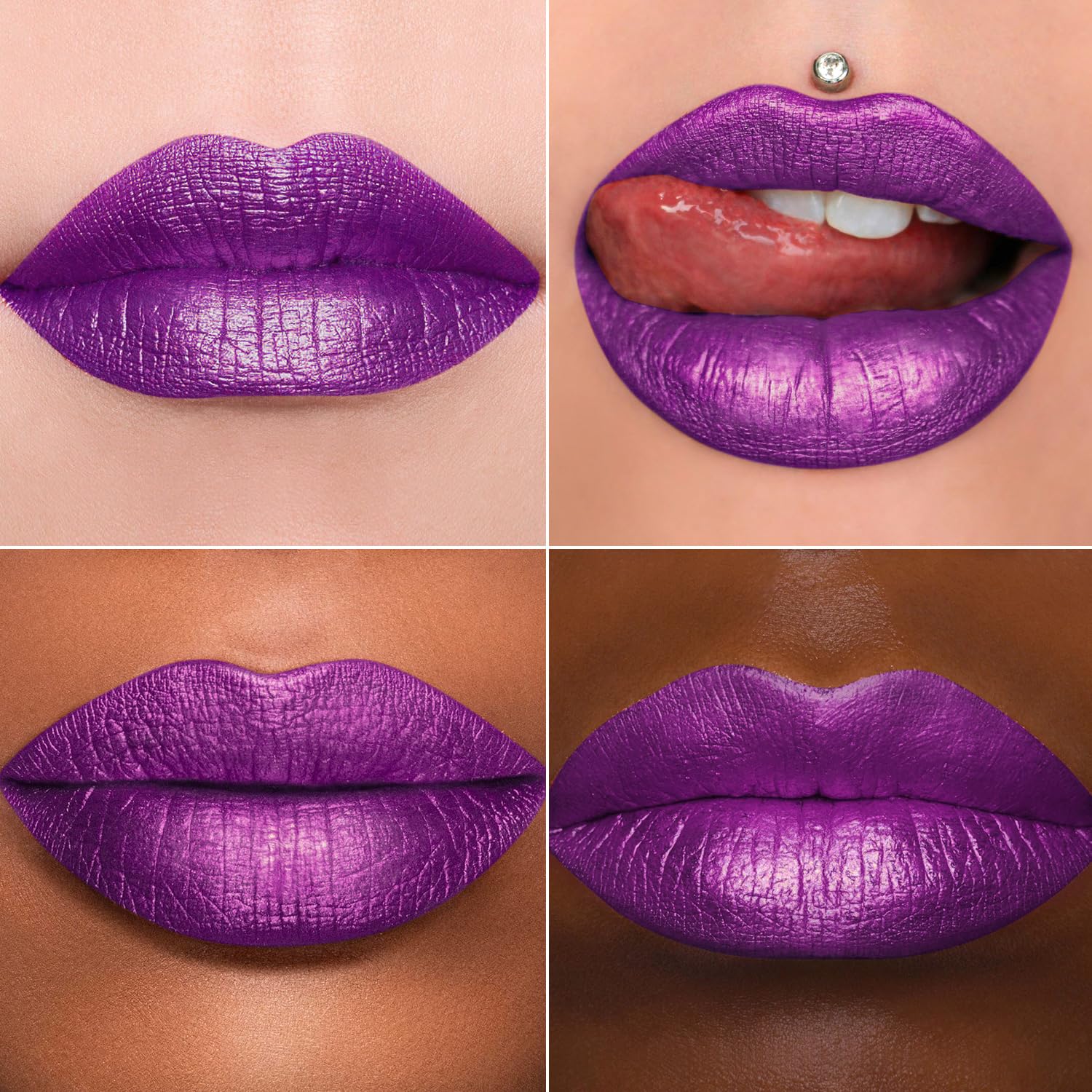 barra labios maki yika amethyst pearlescente para un brillo intenso