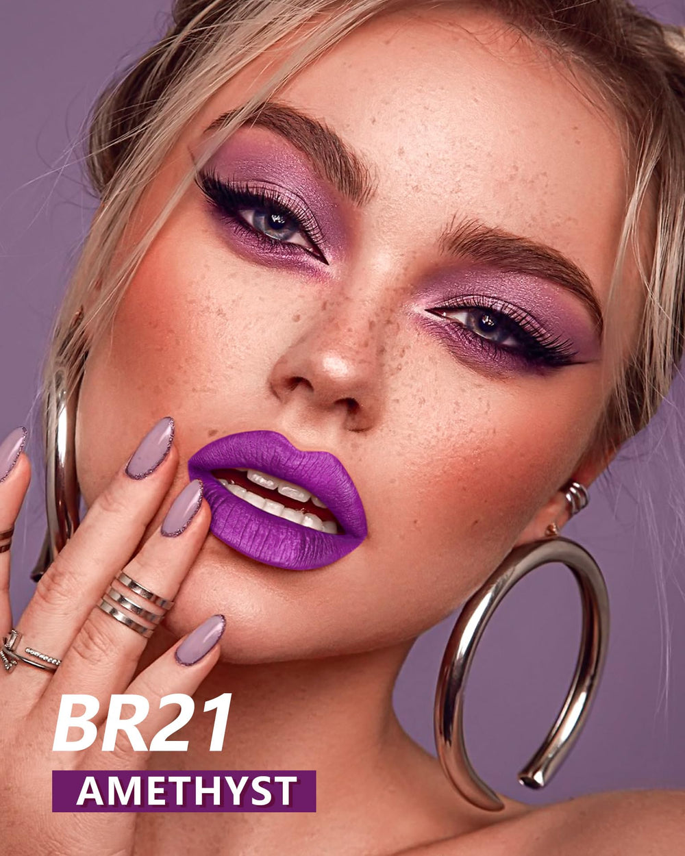 barra labios maki yika amethyst aplicacion de una capa para cobertura total