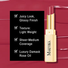 MAKI YIKA Moisture Berry Red Lipstick tube for portable on-the-go hydration