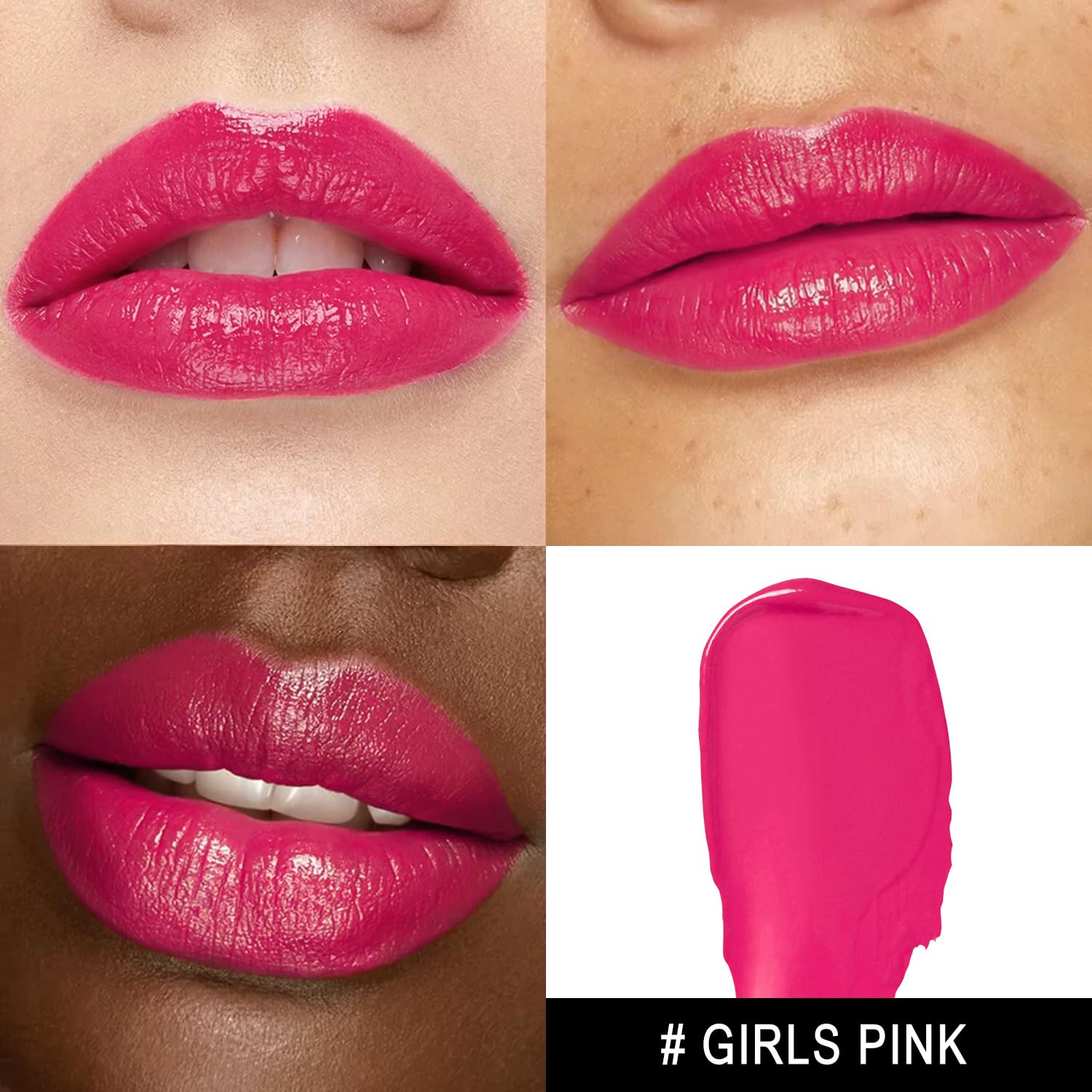 MAKI YIKA lipstick application swirls providing smooth color with lasting moisture.