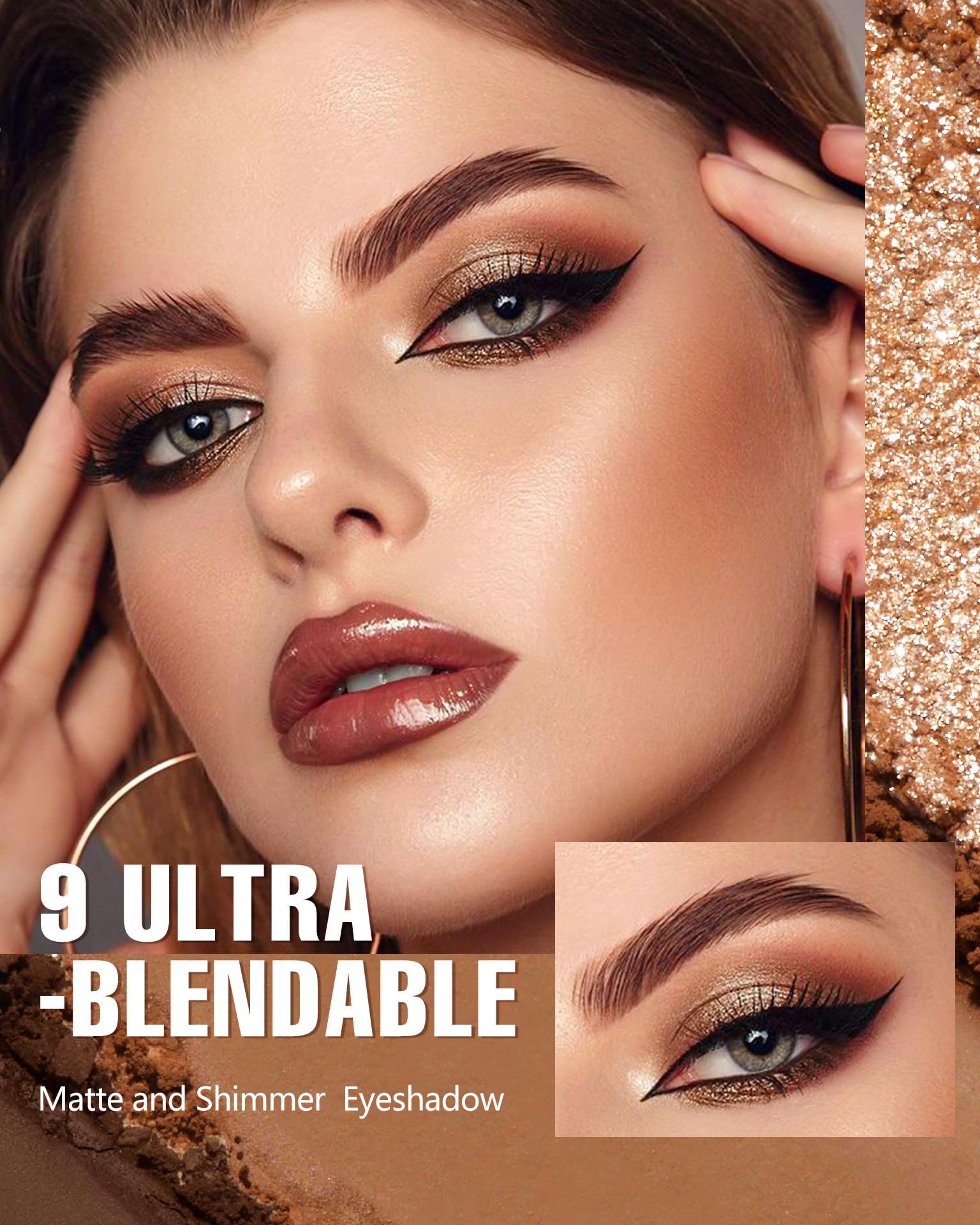 MAKI YIKA Sombras con acabado para efecto ahumado sutil