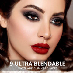 Sombras mate y metalizadas para acabado intenso con MAKI YIKA.