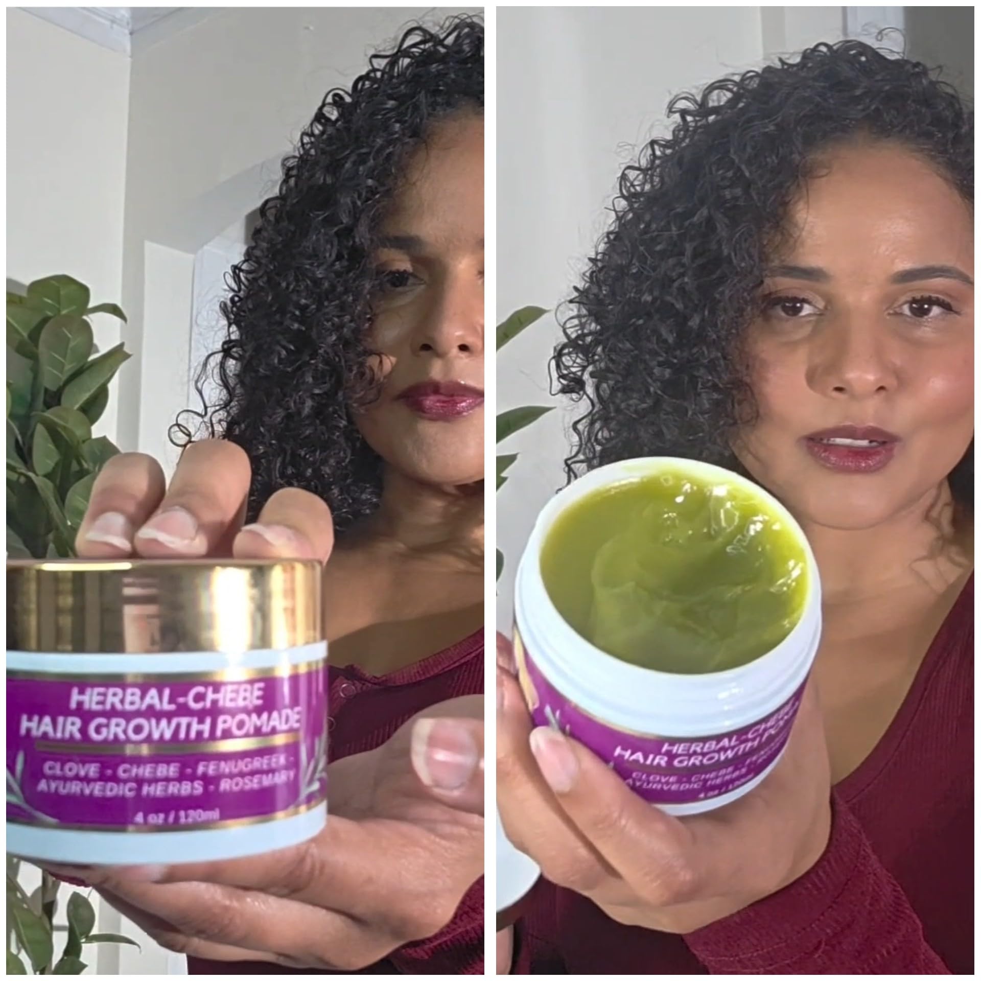 MAKOF BEAUTY Chebe Growth Grease uso diario para peinar y sellar
