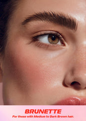 Makup Beauty Skinny Brow buildable finish blends with existing brows.