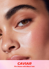 Makup Beauty Skinny Brow dual-ended pencil with spoolie blends for a soft finish.