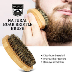 MALE GOD beard comb for detangling and even product distribution