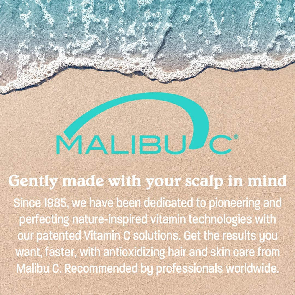 Malibu C-cabello-hidratado-y-manejable: cabello más suave y manejable.