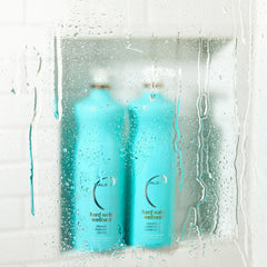 Malibu C Hard Water Conditioner bottle pour provides hydration and smoothness