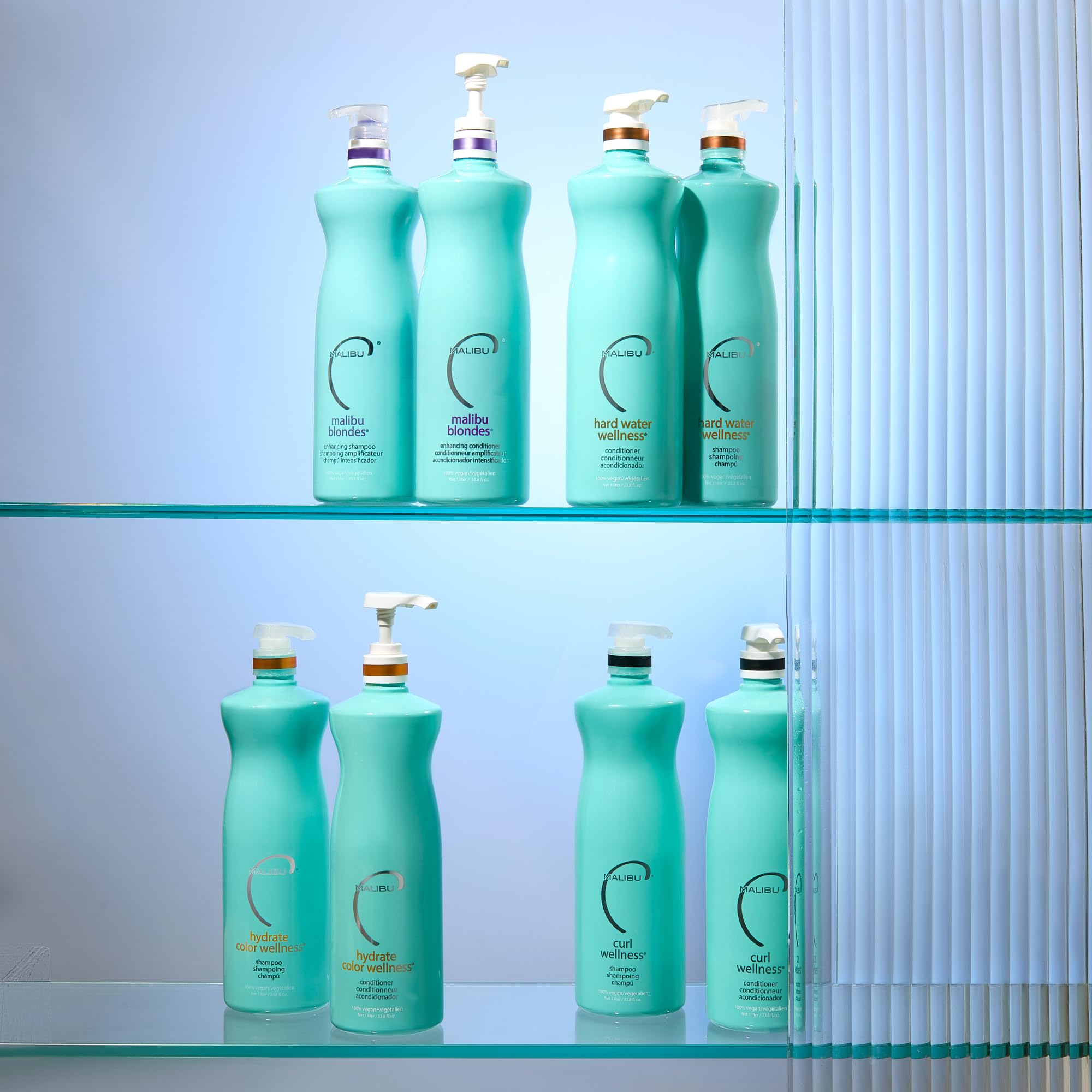 Malibu C hard water routine image suggests a weekly detox ritual