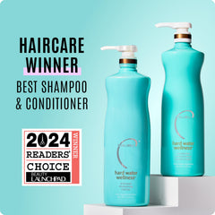 Malibu C Hard Water Shampoo lather close-up indicates deep cleansing