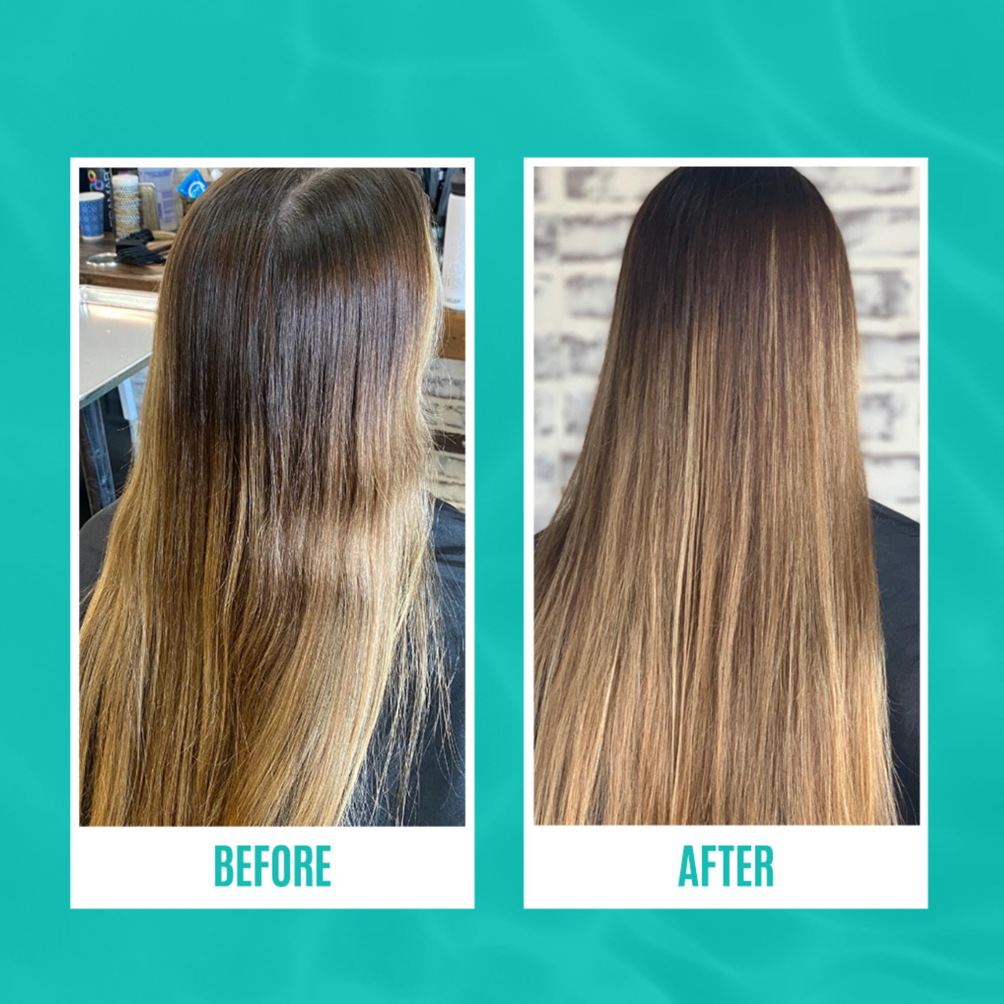 Malibu C after-use shine and manageability for textured, dry hair