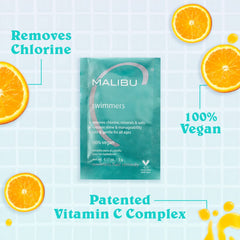 Restaurar suavidad y brillo: Malibu C ayuda a cabello más saludable tras exposición al agua.
