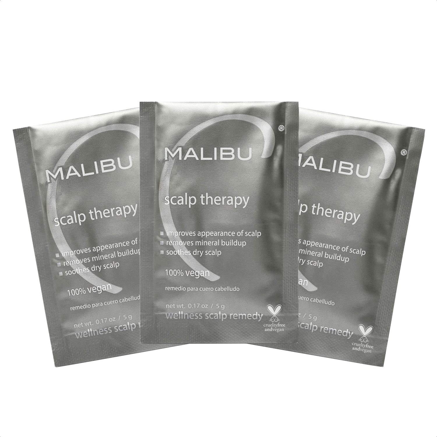 Malibu C-terapia-cabello-exfoliante: exfoliante suave para cuero cabelludo, revitaliza la piel.