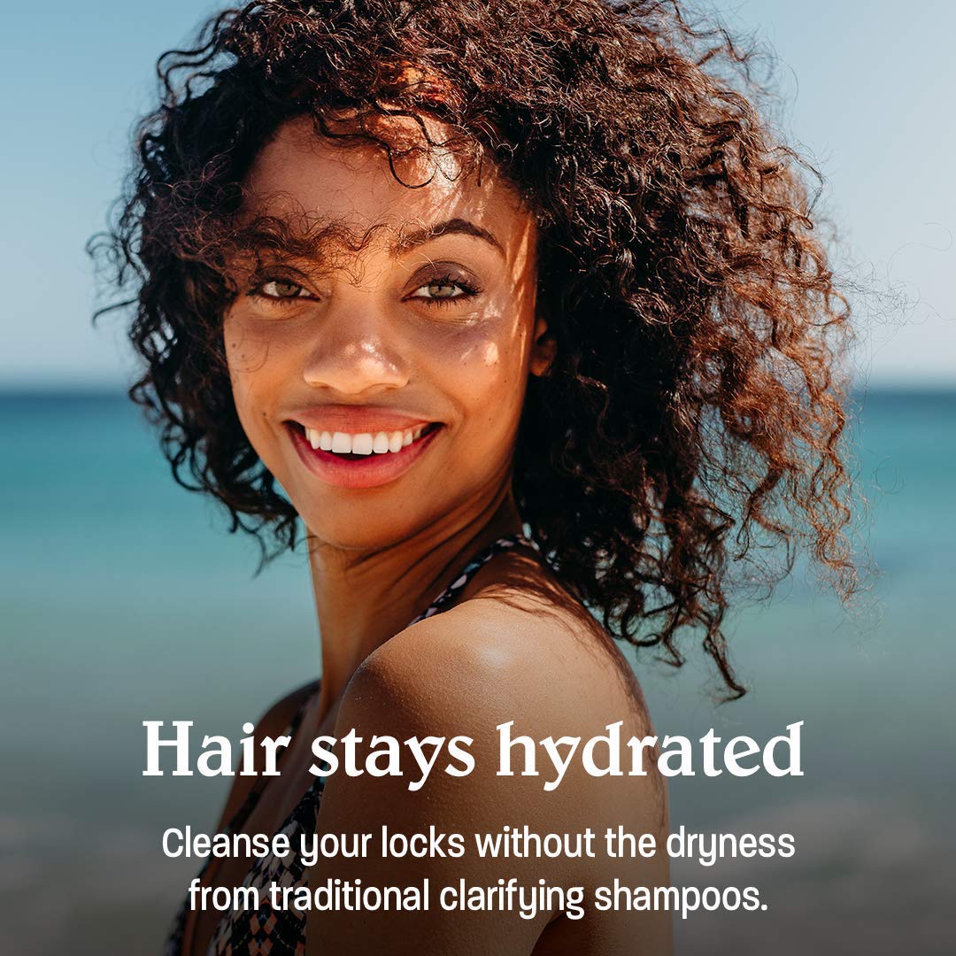 Color-safe clarifying formula used on color-treated hair
