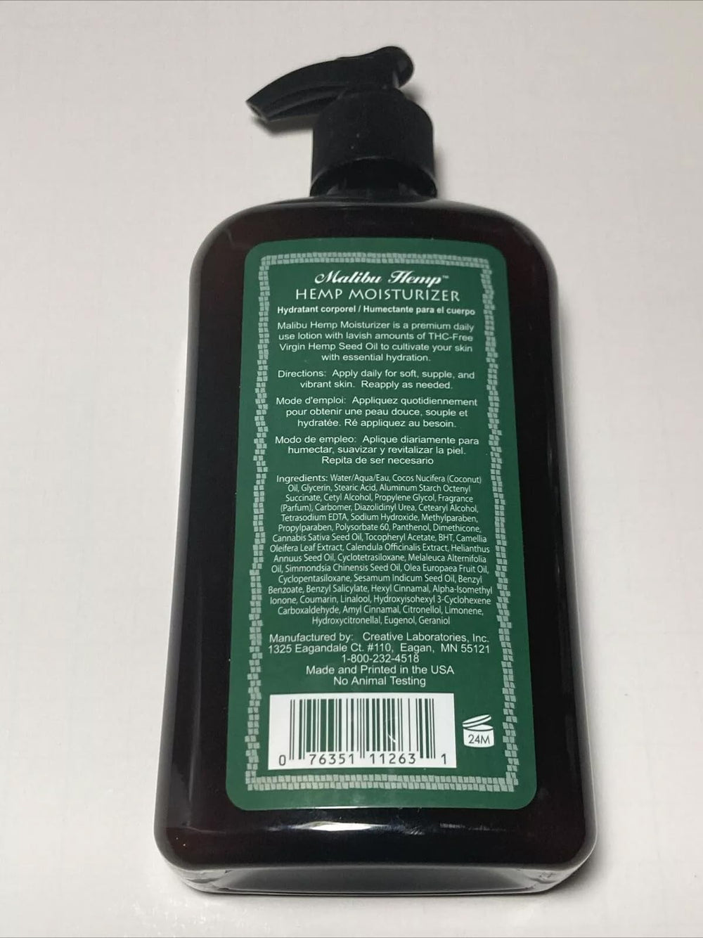  dispensing pump on Malibu Tan bottle for easy application